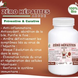 ZÉRO HÉPATITES ABCDE - Complément Alimentaire 100% Bio